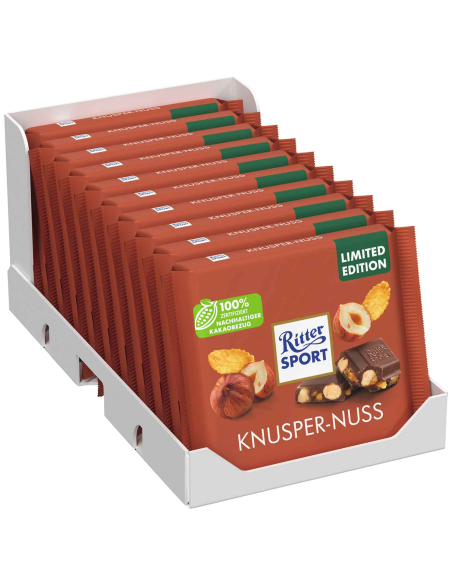 Ritter Sport Knusper Nuss 10 x 100g