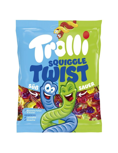 Trolli Squiggle Twist Süß/Sauer 18 x 150g