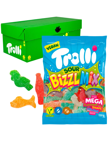 Trolli Sour Bizzl Mix Vegan 21 x 150g