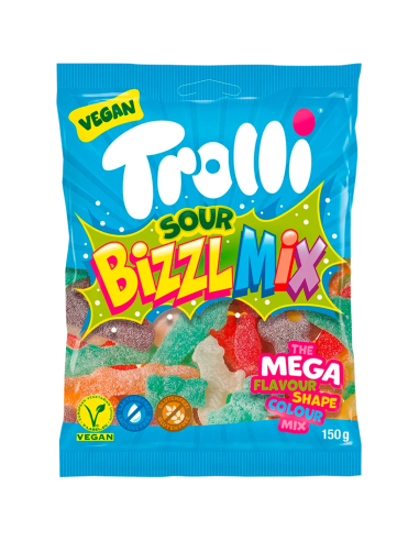 Trolli Sour Bizzl Mix Vegan 21 x 150g