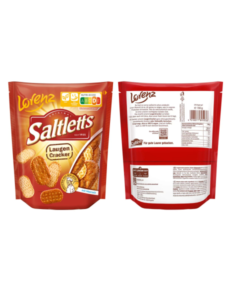 Lorenz Saltletts Laugencracker 12 x 150g