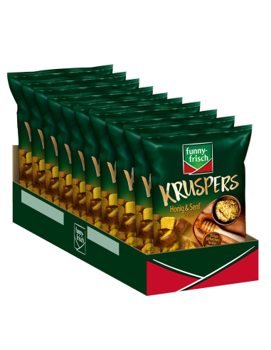Funny-Frisch Kruspers Honig & Senf 10 x 120g