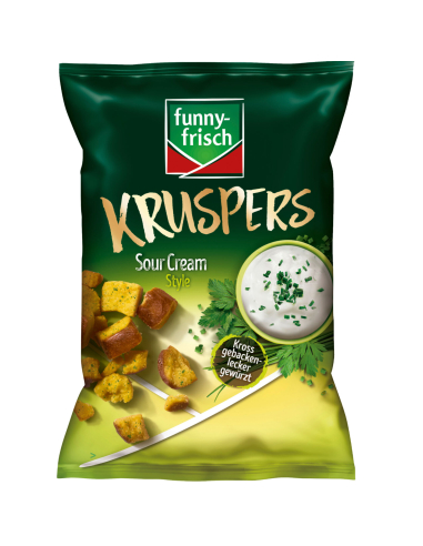 Funny-Frisch Kruspers Sour Cream 10 x 120g