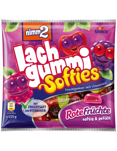 Nimm 2 Lachgummi Softies Rote Früchte 18 x 225g