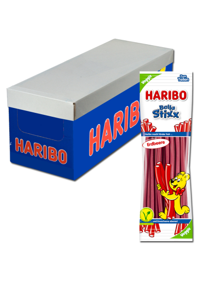 Haribo Balla Stixx Erdbeere Vegan 15 x 200g
