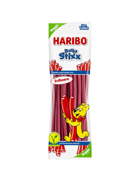 Haribo Balla Stixx Erdbeere Vegan 15 x 200g