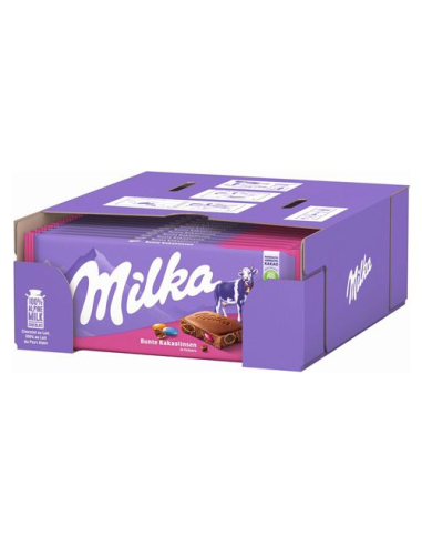 Milka Bunte Kakaolinsen 22 x 100g