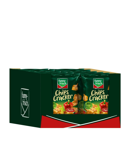 Funny-Frisch Chips Cracker Paprika 12 x 90g