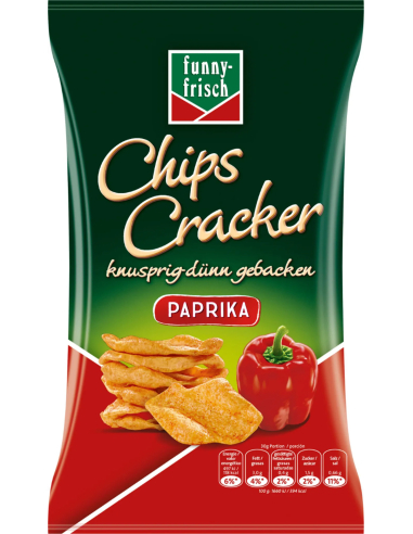 Funny-Frisch Chips Cracker Paprika 12 x 90g