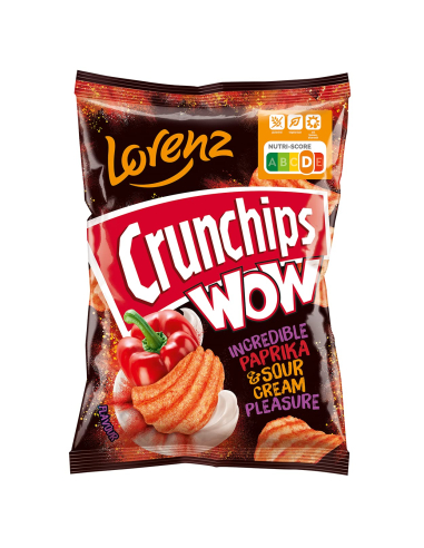 Lorenz Crunchips Wow Paprika 10 x 110g