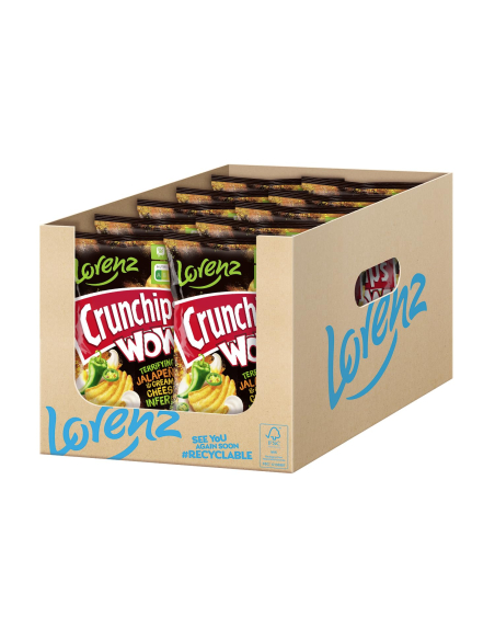 Lorenz Crunchips Wow Jalapeno 10 x 110g