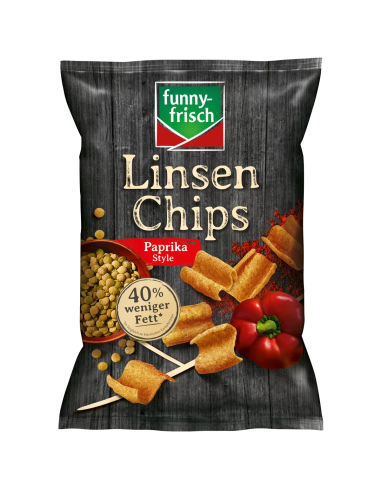 Funny-Frisch Linsenchips Paprika 12 x 90g