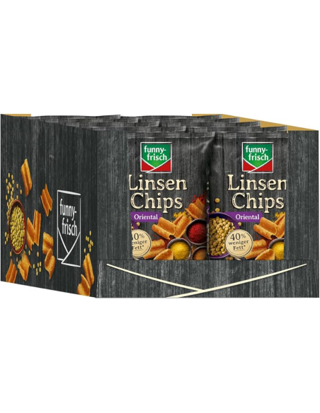 Funny-Frisch Linsenchips Oriental 12 x 90g