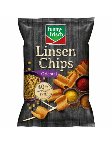 Funny-Frisch Linsenchips Oriental 12 x 90g