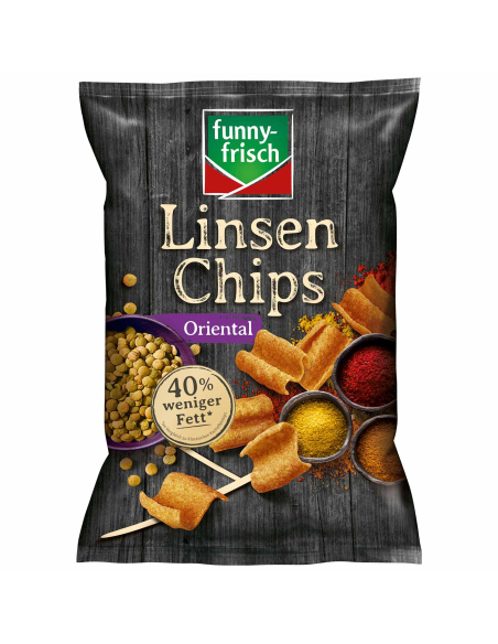 Funny-Frisch Linsenchips Oriental 12 x 90g