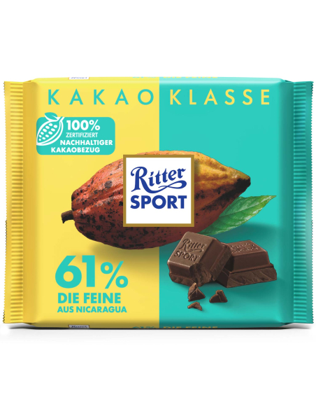 Ritter Sport Kakao Klasse 61% Die Feine 12 x 100g