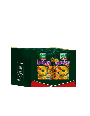 Funny-Frisch Donuts Erdnuss Karamell 12 x 110g