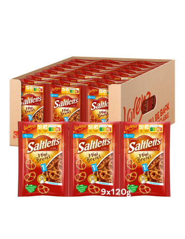 Lorenz Saltletts Mini Brezel 9 x 3er 40g