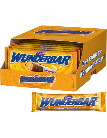 Wunderbar Erdnuss Karamell Riegel 12 x 5er 185g