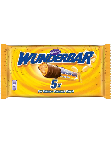 Wunderbar Erdnuss Karamell Riegel 12 x 5er 185g