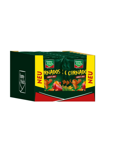 Funny-Frisch Cornados Sweet Chili 16 x 80g