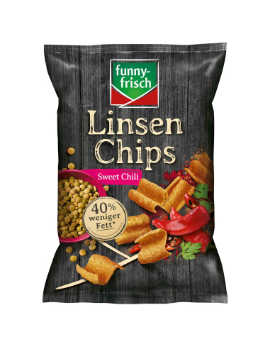 Funny-Frisch Linsenchips Sweet Chili 12 x 90g