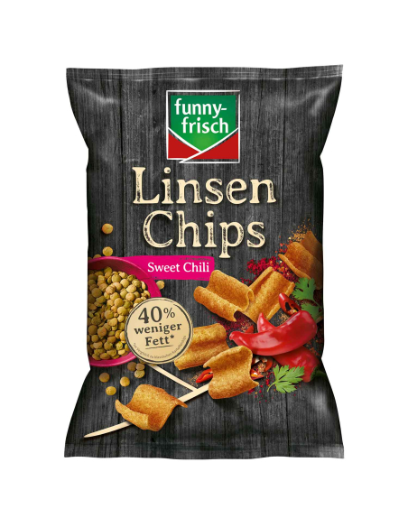 Funny-Frisch Linsenchips Sweet Chili 12 x 90g