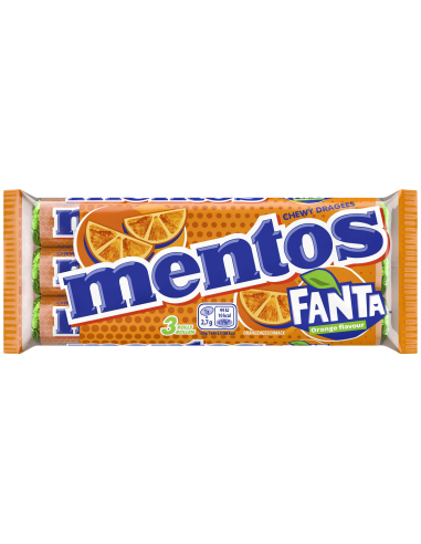 Mentos Fanta Orange 25 x 3er 38g