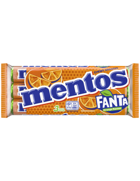 Mentos Fanta Orange 25 x 3er 38g