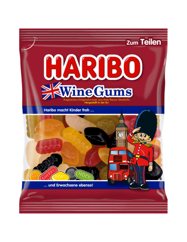 Haribo Wine Gums 22 x 175g