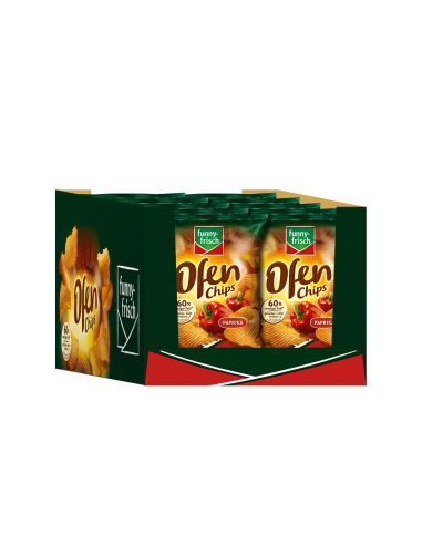 Funny-Frisch Ofenchips Paprika 10 x 125g