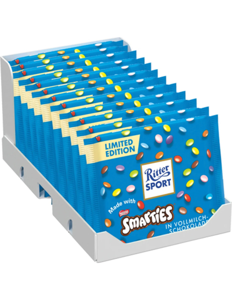 Ritter Sport Smarties Milk Chocolate 12 x 100g