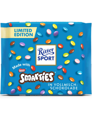 Ritter Sport Smarties Milk Chocolate 12 x 100g