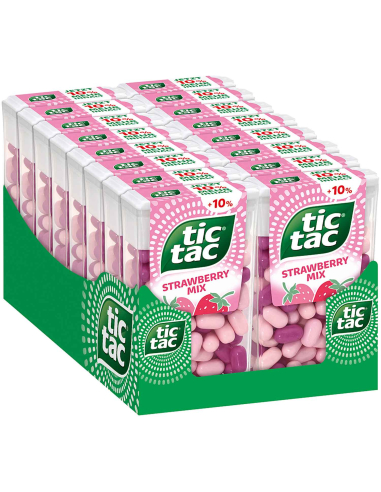 Tic Tac Strawberry Mix 16 x 110er 54g