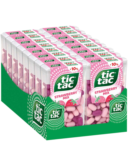 Tic Tac Strawberry Mix 16 x 110er 54g