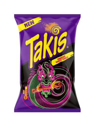 Takis Dragon Sweet Chilli 18 x 100g