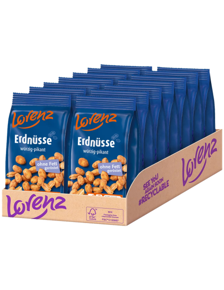 Lorenz Erdnüsse würzig pikant 14 x 150g