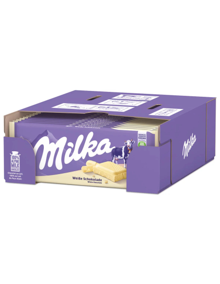 Milka Weiße Schokolade 24 x 90g