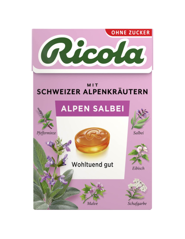 Ricola Alpen Salbei 10 x 50g