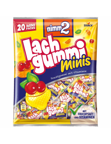 Nimm 2 Lachgummi Minis 12 x 210g