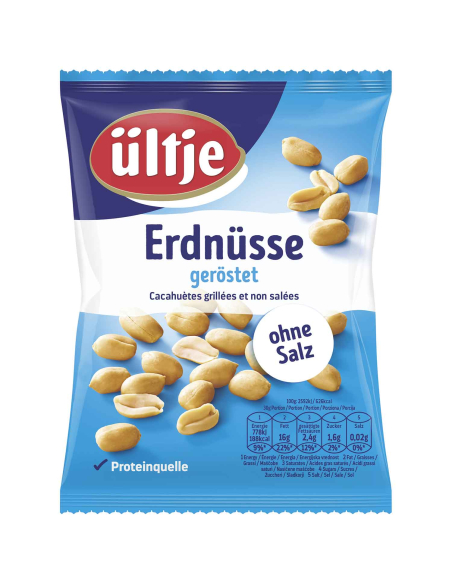 Ültje Erdnüsse geröstet ohne Salz 12 x 200g