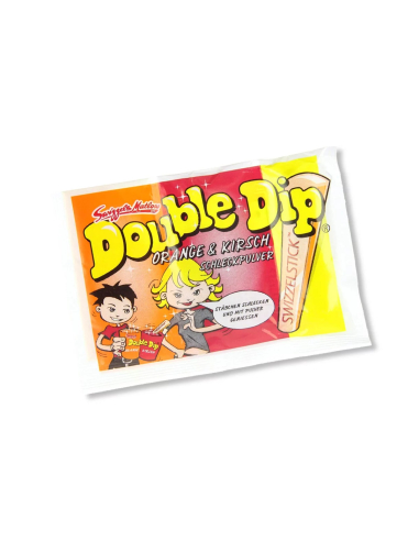 DOK Double Dip Schleckpulver Orange & Kirsch 24 x 18g