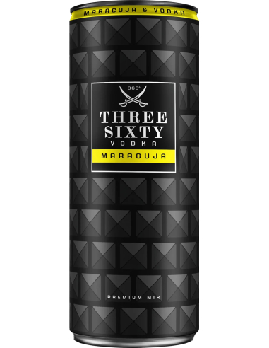 Three Sixty Vodka Maracuja 10% 12 x 330ml DPG