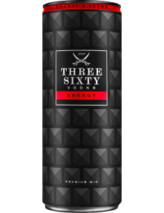 Three Sixty Vodka Energy 10% 12 x 330ml DPG