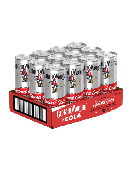 Captain Morgan Cola 10% 12 x 250ml DPG