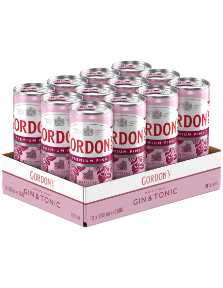 Gordon´s Pink Gin & Tonic 10% 12 x 250ml DPG