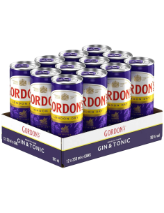 Gordon´s London Dry Gin & Tonic 10% 12 x 250ml DPG 2