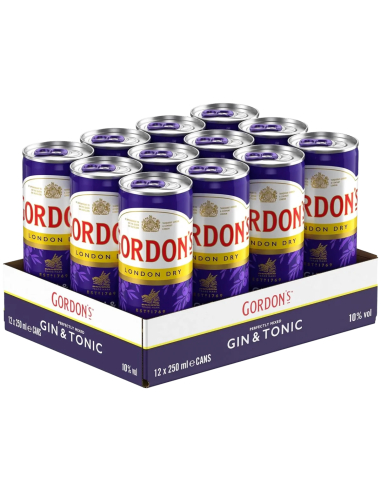 Gordon´s London Dry Gin & Tonic 10% 12 x 250ml DPG