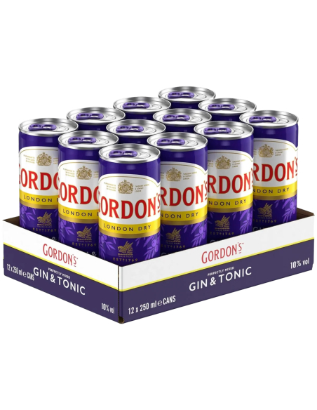 Gordon´s London Dry Gin & Tonic 10% 12 x 250ml DPG