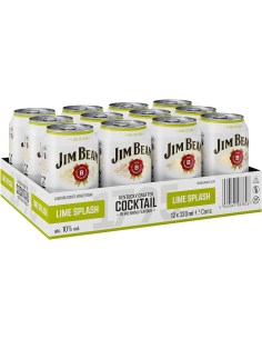 Jim Beam Lime Splash 10% 12 x 330ml DPG 2